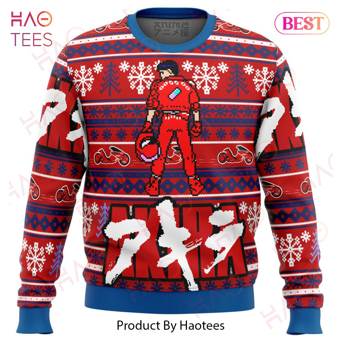 Akira Kaneda Ugly Christmas Sweater Akira Kaneda Ugly Christmas Sweater
