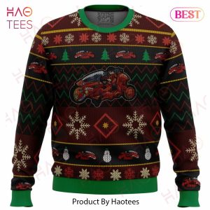 Akira Shotaro Kaneda Bike Ugly Christmas Sweater