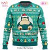 All is Calm All Bright Snorlax Pokemon Ugly Christmas Sweater
