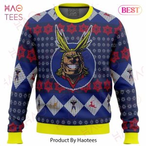 All Might My Hero Academia Ugly Christmas Sweater