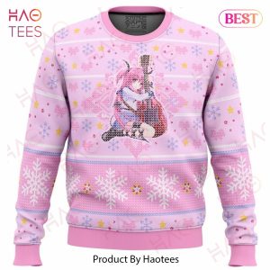 Angel Beats Yui Loves Guitar Ugly Christmas Sweater
