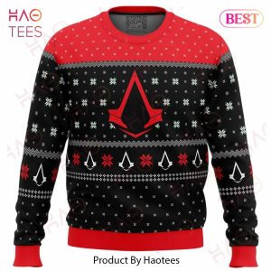 Assassins Creed Assassin Insignia Symbol Ugly Christmas Sweater