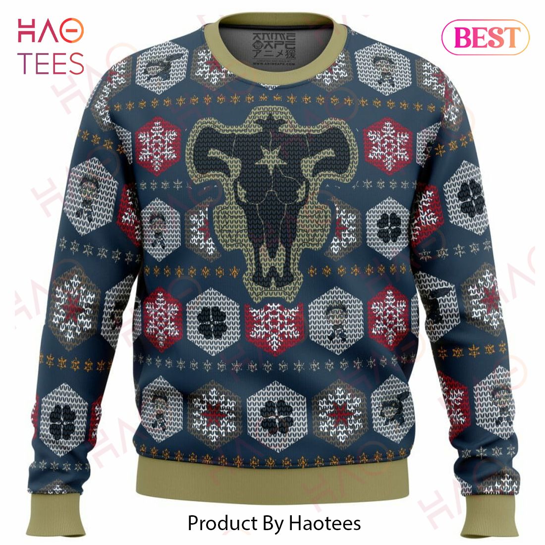 Asta Black Clover Ugly Christmas Sweater Asta Black Clover Ugly Christmas Sweater