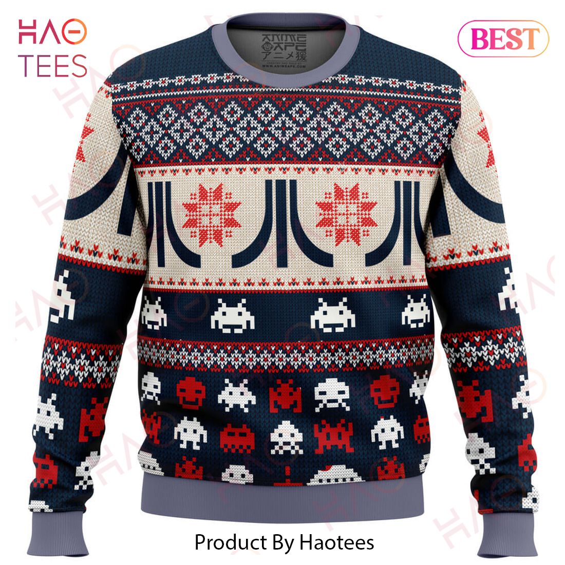 Atari Classic Ugly Christmas Sweater Atari Classic Ugly Christmas Sweater