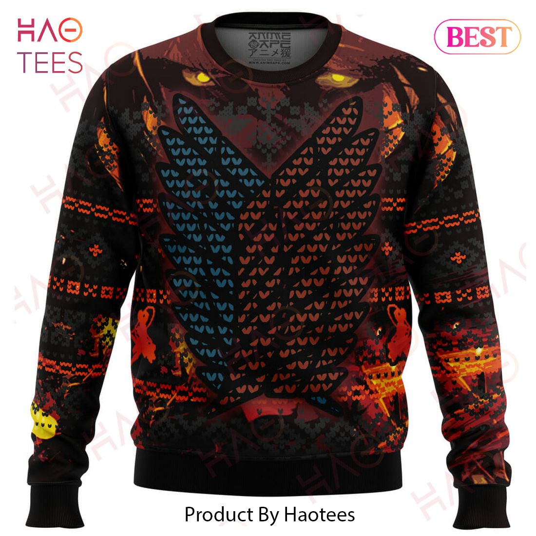 Attack on Titan Ugly Christmas Sweater Attack on Titan Ugly Christmas Sweater