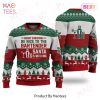 Bartender Christmas Ugly Sweater Merry Christmas Be Nice To The Bartender Red Green White Sweater 2022