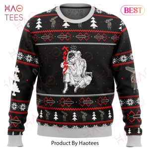 Berserk Guts and Casca Ugly Christmas Sweater