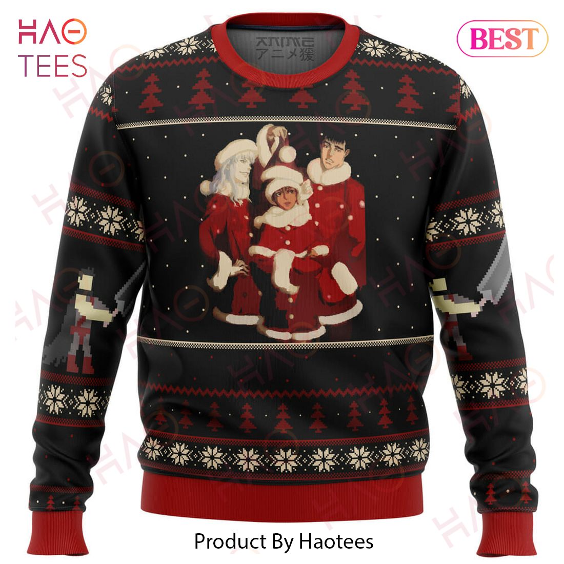 Berserk Holiday Ugly Christmas Sweater Berserk Holiday Ugly Christmas Sweater