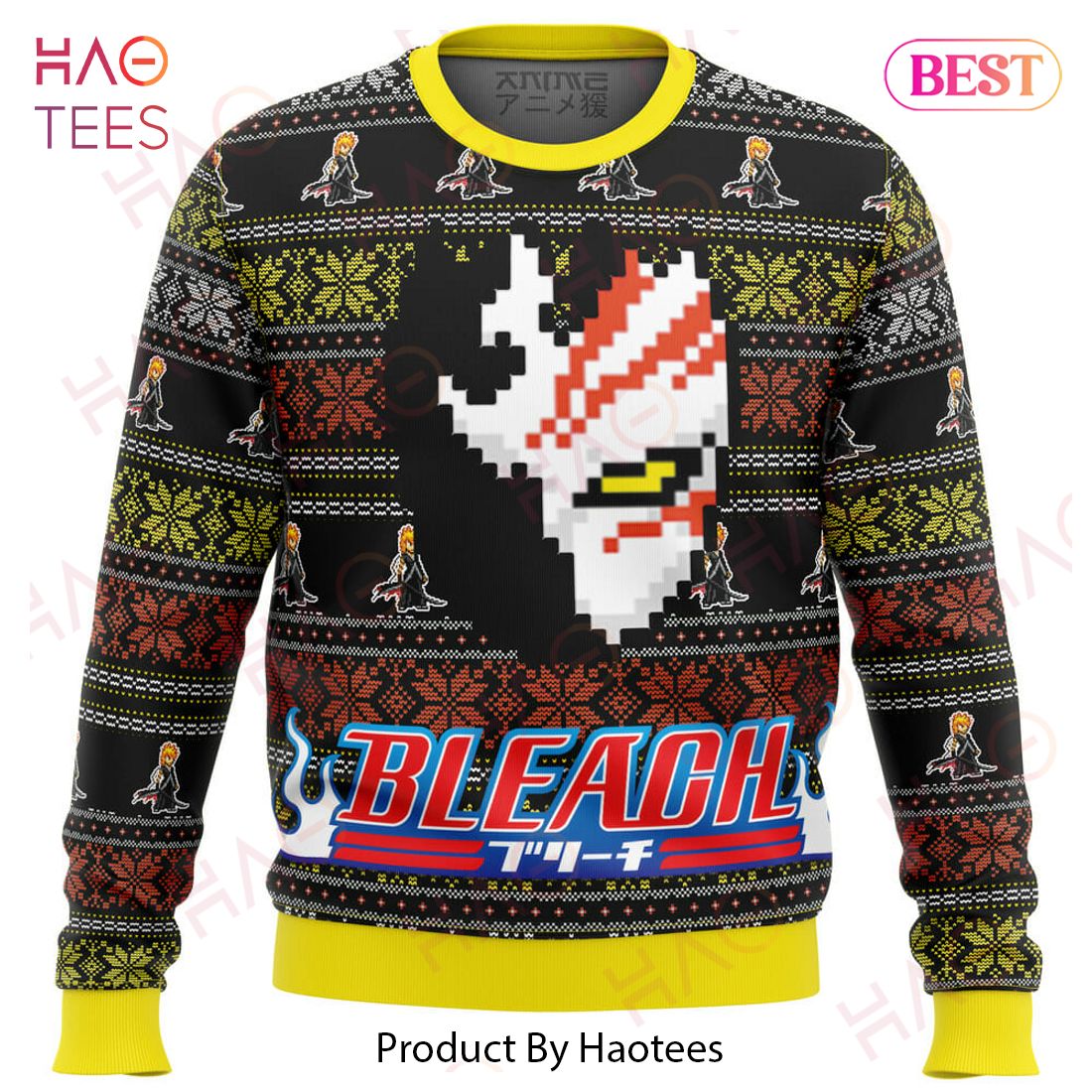 Bleach Alt Ugly Christmas Sweater Bleach Alt Ugly Christmas Sweater