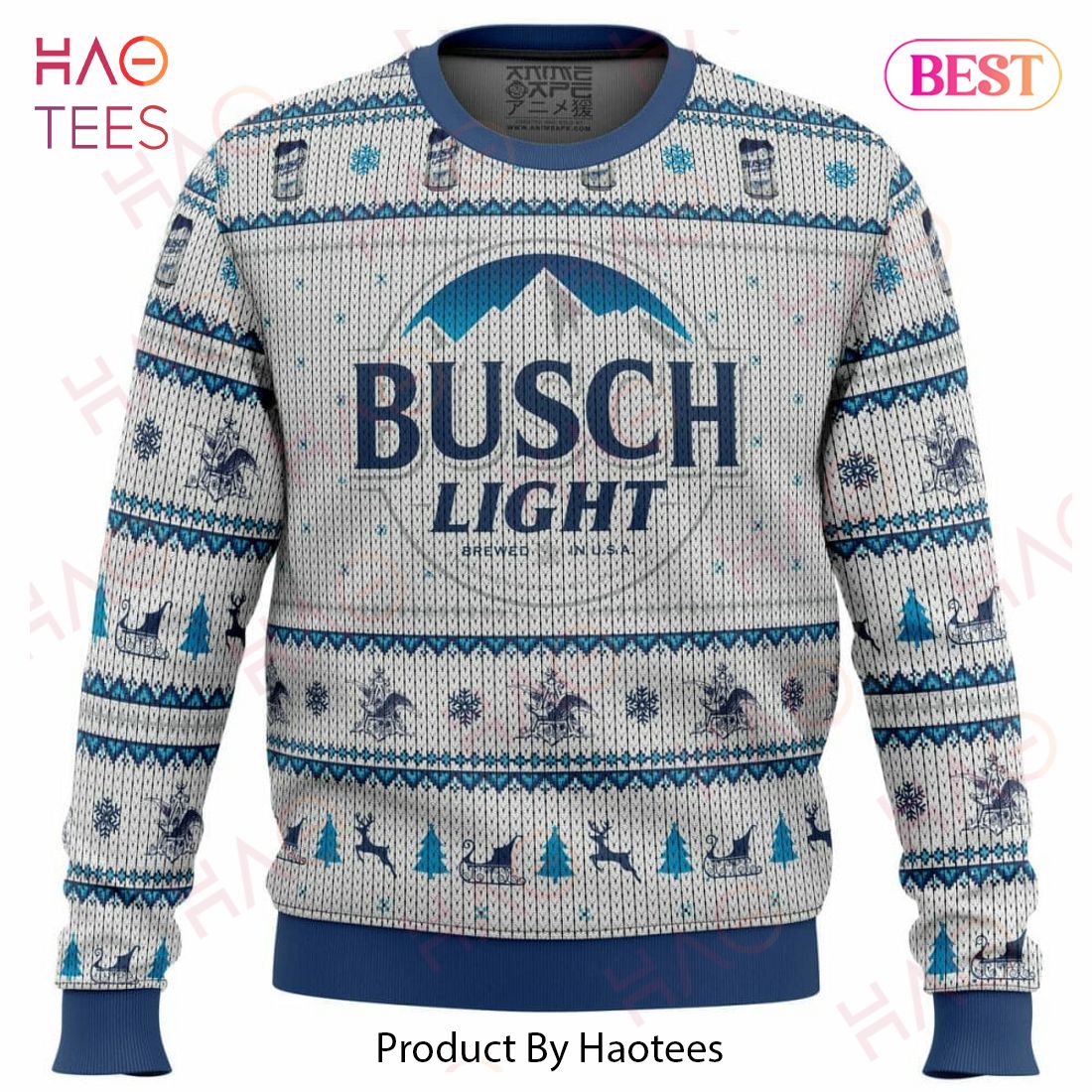Busch Light Ugly Christmas Sweater Busch Light Ugly Christmas Sweater