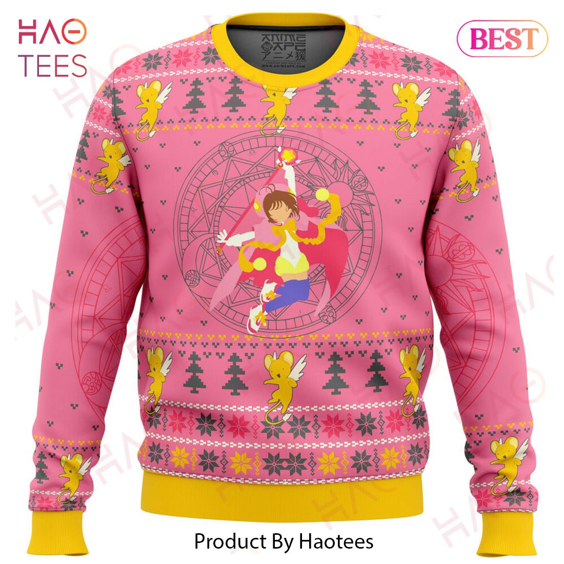 Cardcaptor Sakura Ugly Christmas Sweater Cardcaptor Sakura Ugly Christmas Sweater