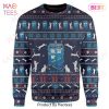 Cat Christmas Sweater Cat Tardis Christmas Pattern Blue Ugly Sweater 2022