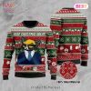 Cat Christmas Sweater Trump Cat Keep Christmas Great Green Red Ugly Sweater 2022