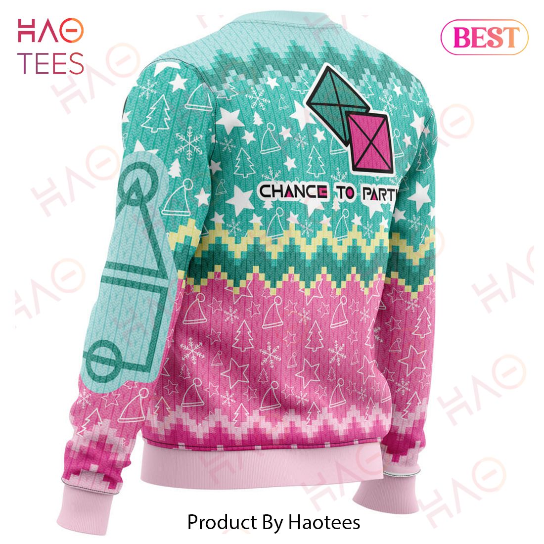Celebrate the Season Squid Game Christmas Sweater Celebrate the Season Squid Game Christmas Sweater