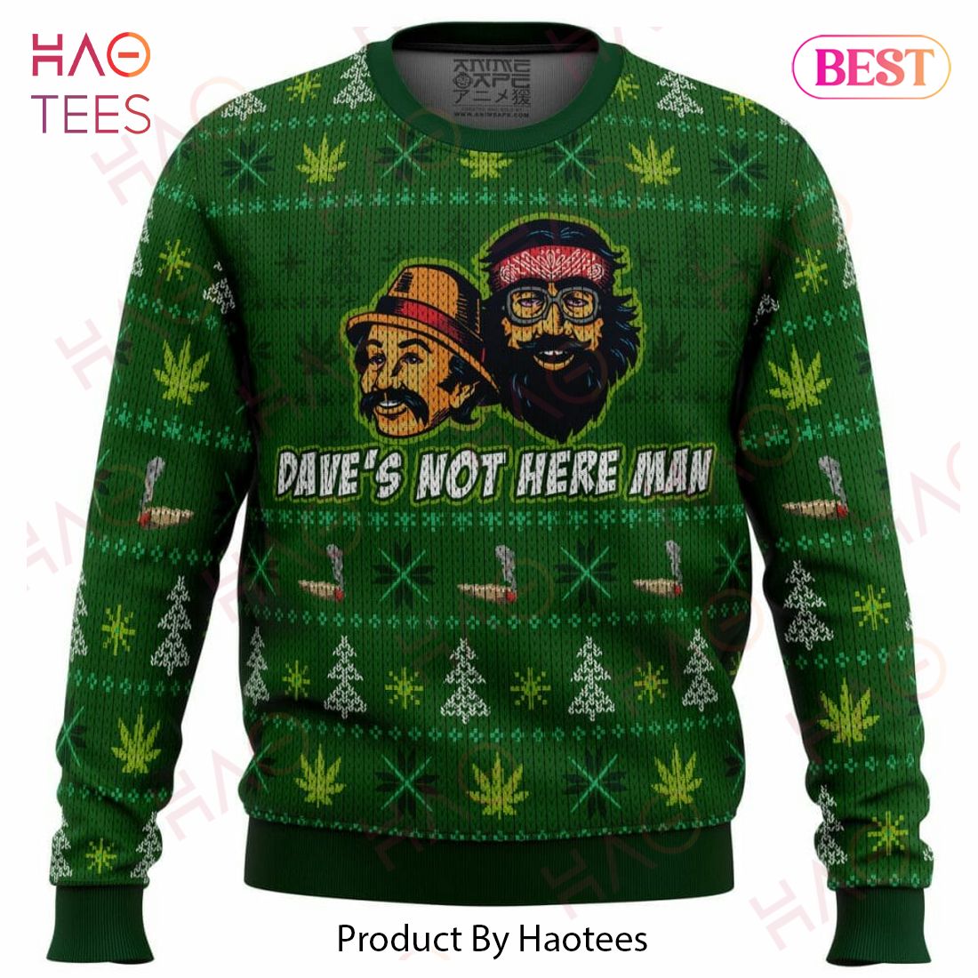 Cheech And Chong Ugly Christmas Sweater Cheech And Chong Ugly Christmas Sweater