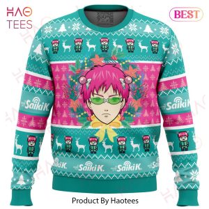 Christmas at School Saiki Kusuo no Psi-nan Ugly Christmas Sweater Christmas at School Saiki Kusuo no Psi-nan Ugly Christmas Sweater