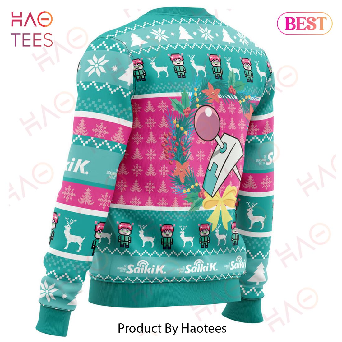 Christmas at School Saiki Kusuo no Psi-nan Ugly Christmas Sweater Christmas at School Saiki Kusuo no Psi-nan Ugly Christmas Sweater