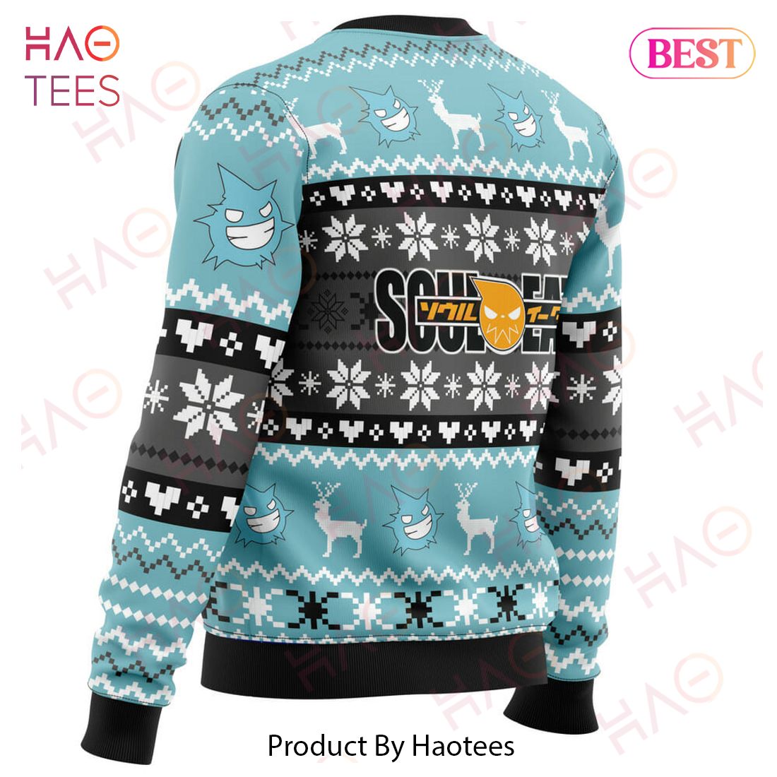 Christmas Black Star Soul Eater Ugly Christmas Sweater Christmas Black Star Soul Eater Ugly Christmas Sweater