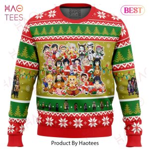 Christmas Demon Slayer Squad Demon Slayer Ugly Christmas Sweater Christmas Demon Slayer Squad Demon Slayer Ugly Christmas Sweater