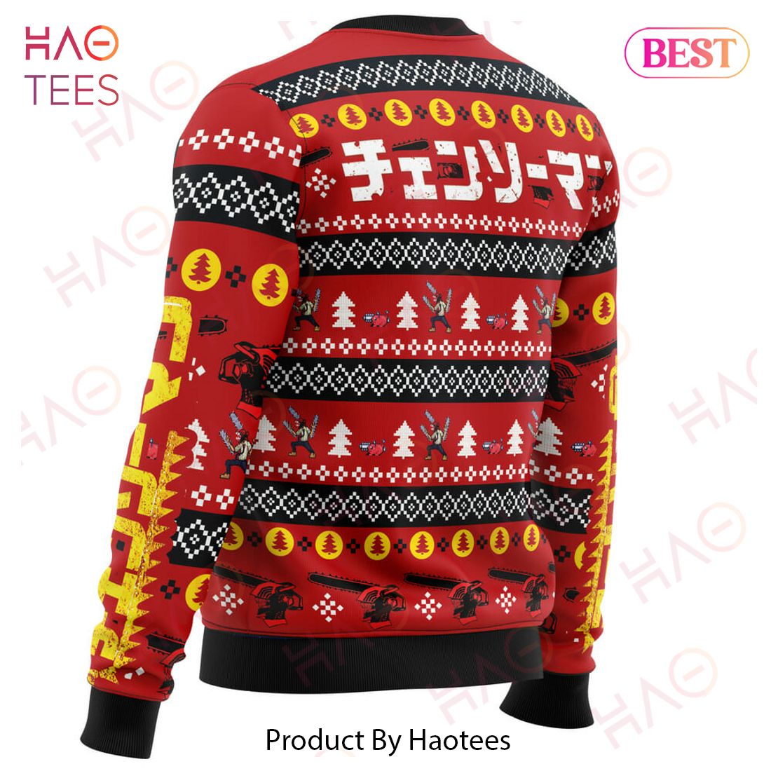 Christmas Dream Chainsaw Man Ugly Christmas Sweater Christmas Dream Chainsaw Man Ugly Christmas Sweater