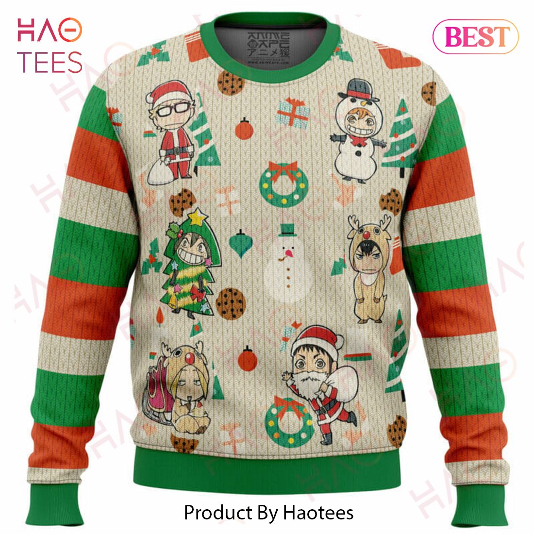 Christmas Haikyuu Ugly Christmas Sweater Christmas Haikyuu Ugly Christmas Sweater