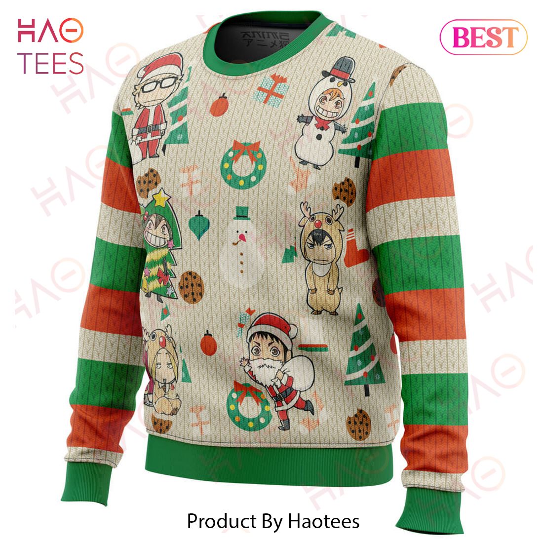 Christmas Haikyuu Ugly Christmas Sweater Christmas Haikyuu Ugly Christmas Sweater