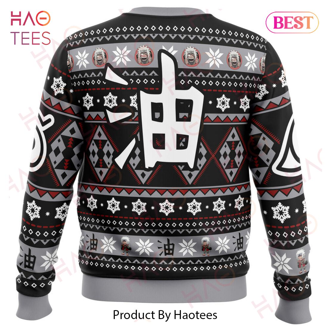 Christmas Jiraiya Naruto Ugly Christmas Sweater Christmas Jiraiya Naruto Ugly Christmas Sweater