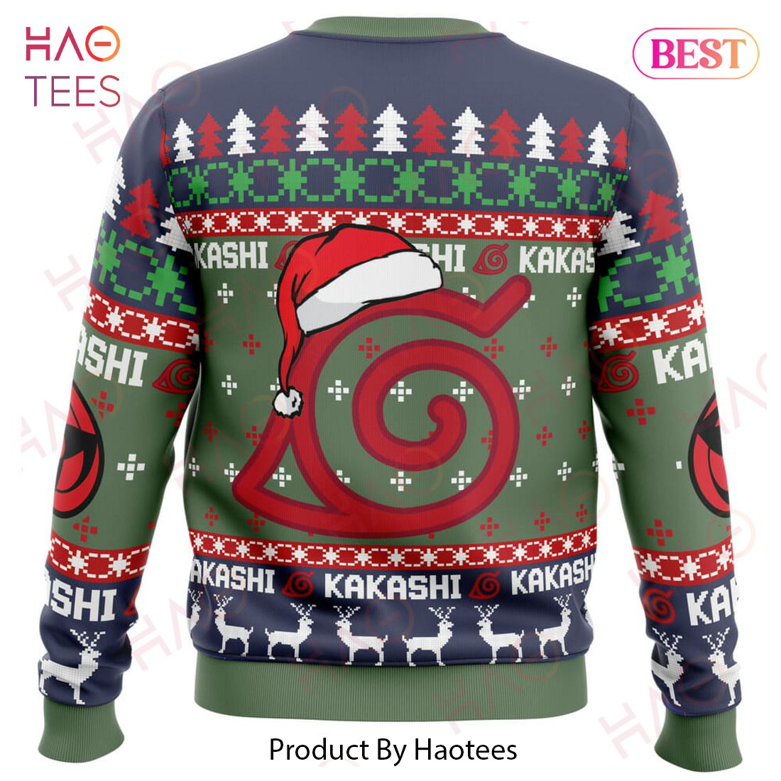 Christmas Kakashi Hatake Naruto Christmas Sweater
