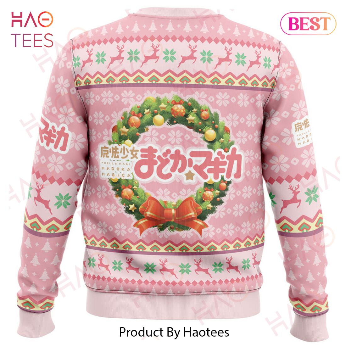 Christmas Magic Puella Magi Madoka Magica Ugly Christmas Sweater Christmas Magic Puella Magi Madoka Magica Ugly Christmas Sweater