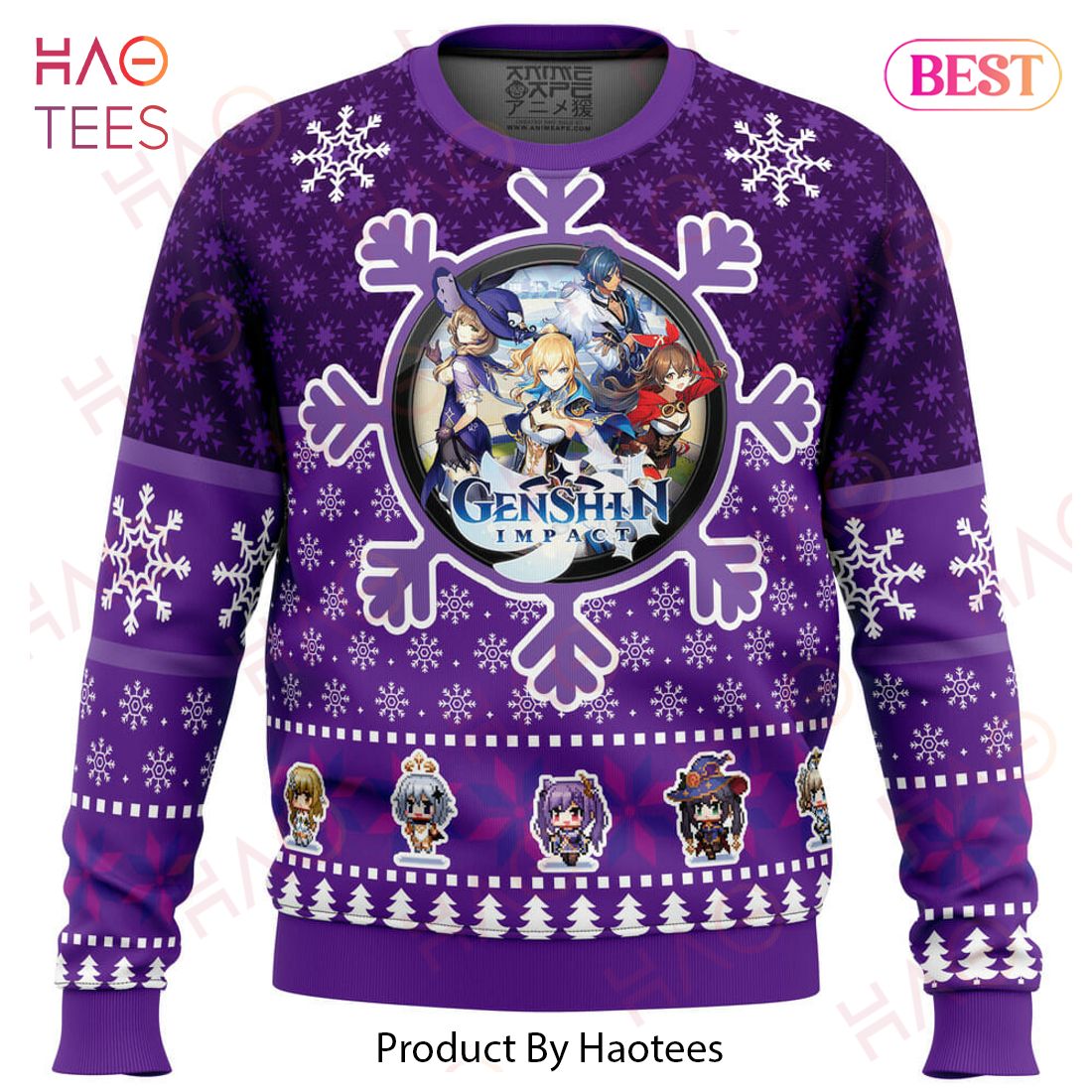 Christmas Quest Genshin Impact Ugly Christmas Sweater Christmas Quest Genshin Impact Ugly Christmas Sweater