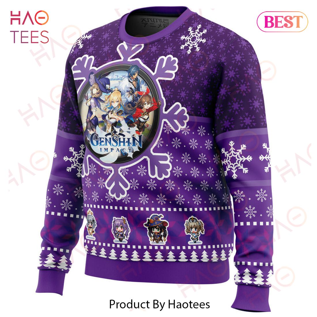 Christmas Quest Genshin Impact Ugly Christmas Sweater Christmas Quest Genshin Impact Ugly Christmas Sweater