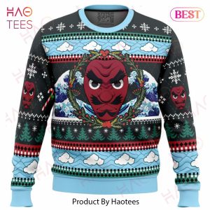 Christmas Sakonji Urokodaki Demon Slayer Ugly Christmas Sweater