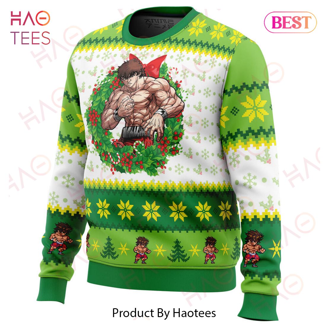 Christmas Season Baki Ugly Christmas Sweater Christmas Season Baki Ugly Christmas Sweater