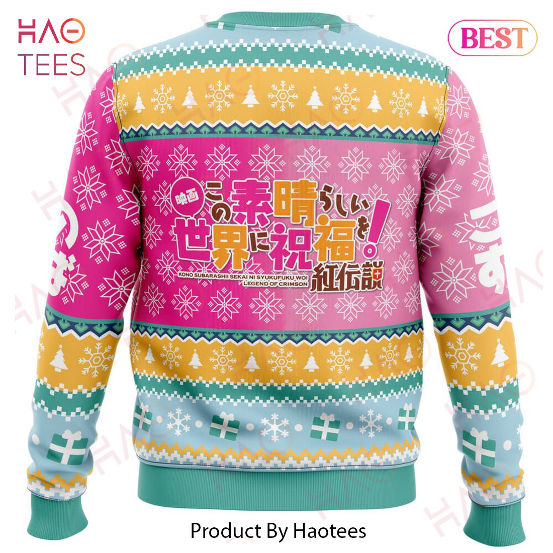 Christmas Spirit Konosuba Ugly Christmas Sweater Christmas Spirit Konosuba Ugly Christmas Sweater