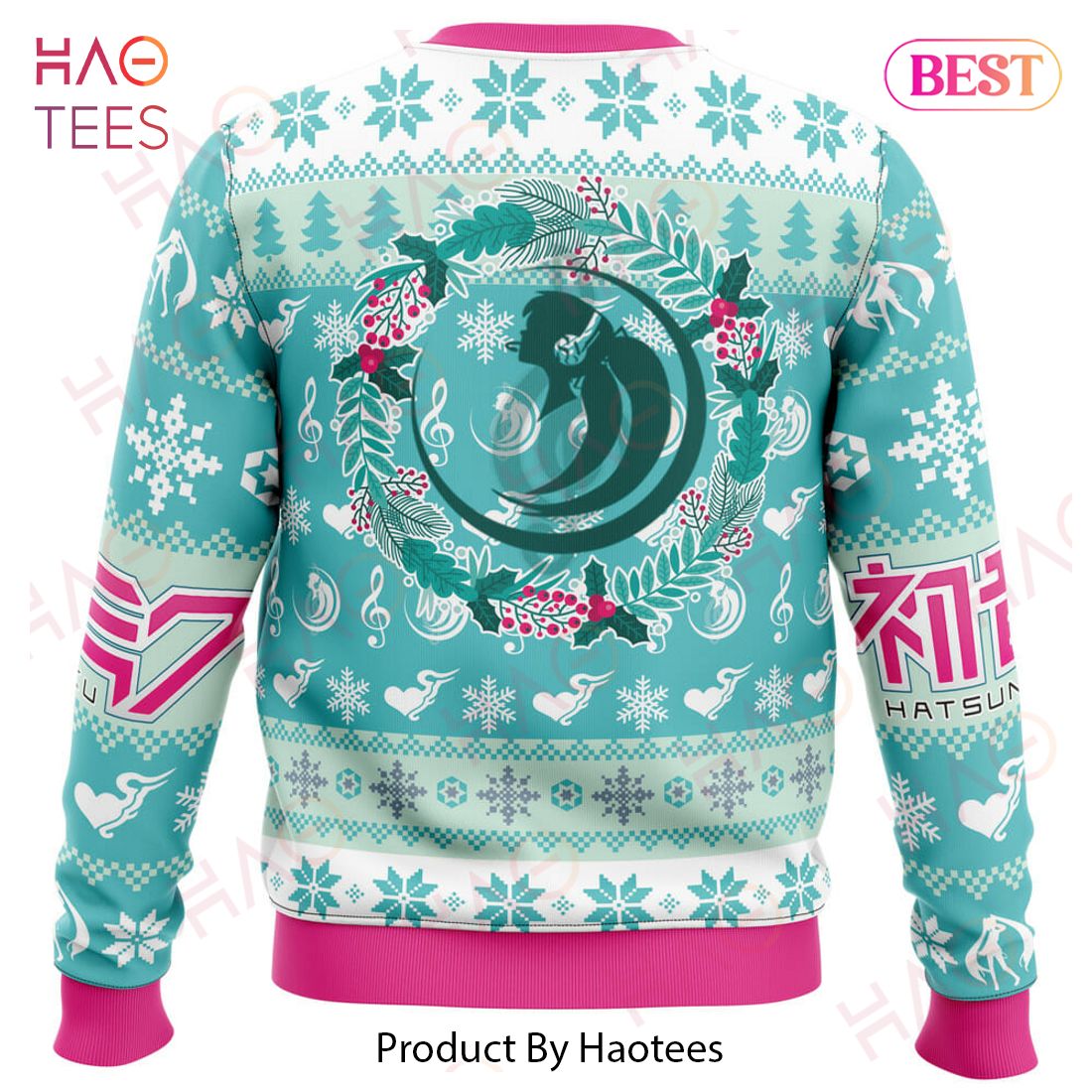 Christmas Symphony Hatsune Miku Ugly Christmas Sweater Christmas Symphony Hatsune Miku Ugly Christmas Sweater