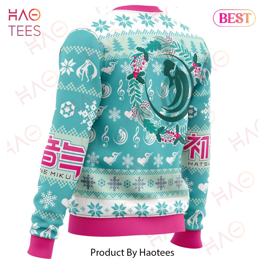 Christmas Symphony Hatsune Miku Ugly Christmas Sweater Christmas Symphony Hatsune Miku Ugly Christmas Sweater