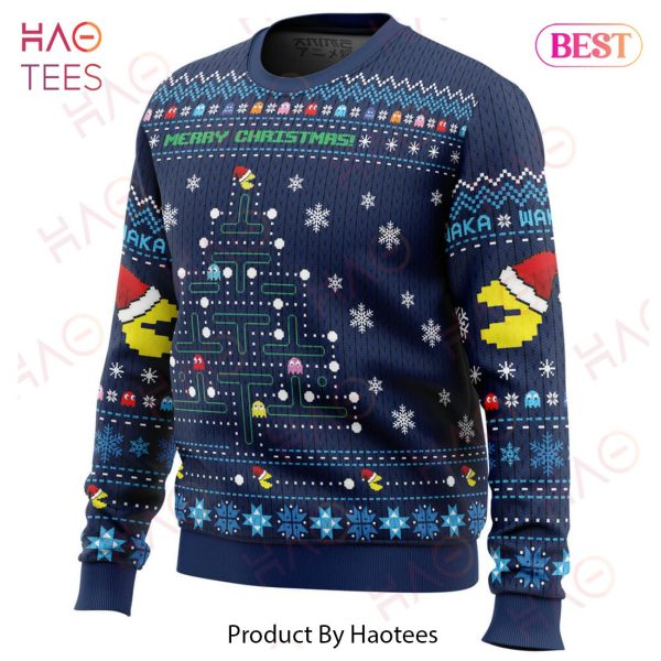 Christmas Tree Pac-Man Ugly Christmas Sweater