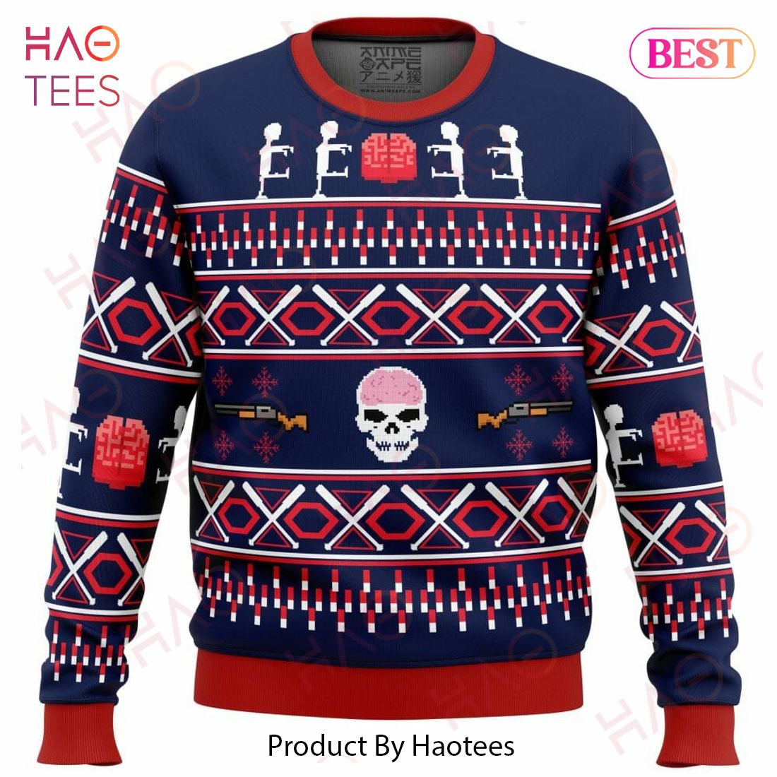Christmas Zombie Ugly Christmas Sweater Christmas Zombie Ugly Christmas Sweater