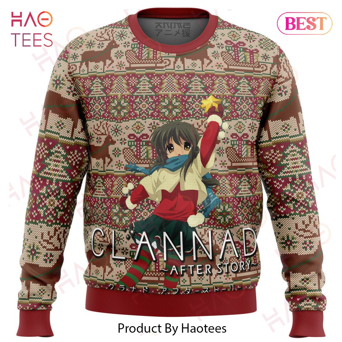 Clannad Alt Ugly Christmas Sweater Clannad Alt Ugly Christmas Sweater