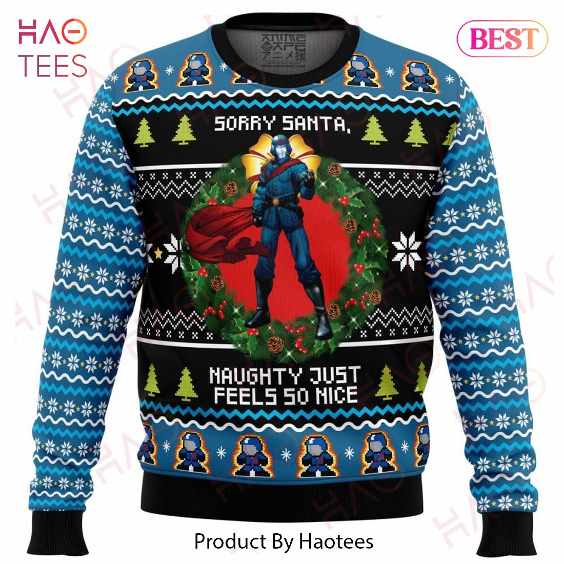Cobra Commander Christmas Ugly Christmas Sweater Cobra Commander Christmas Ugly Christmas Sweater