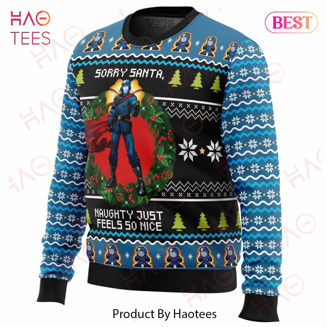 Cobra Commander Christmas Ugly Christmas Sweater Cobra Commander Christmas Ugly Christmas Sweater