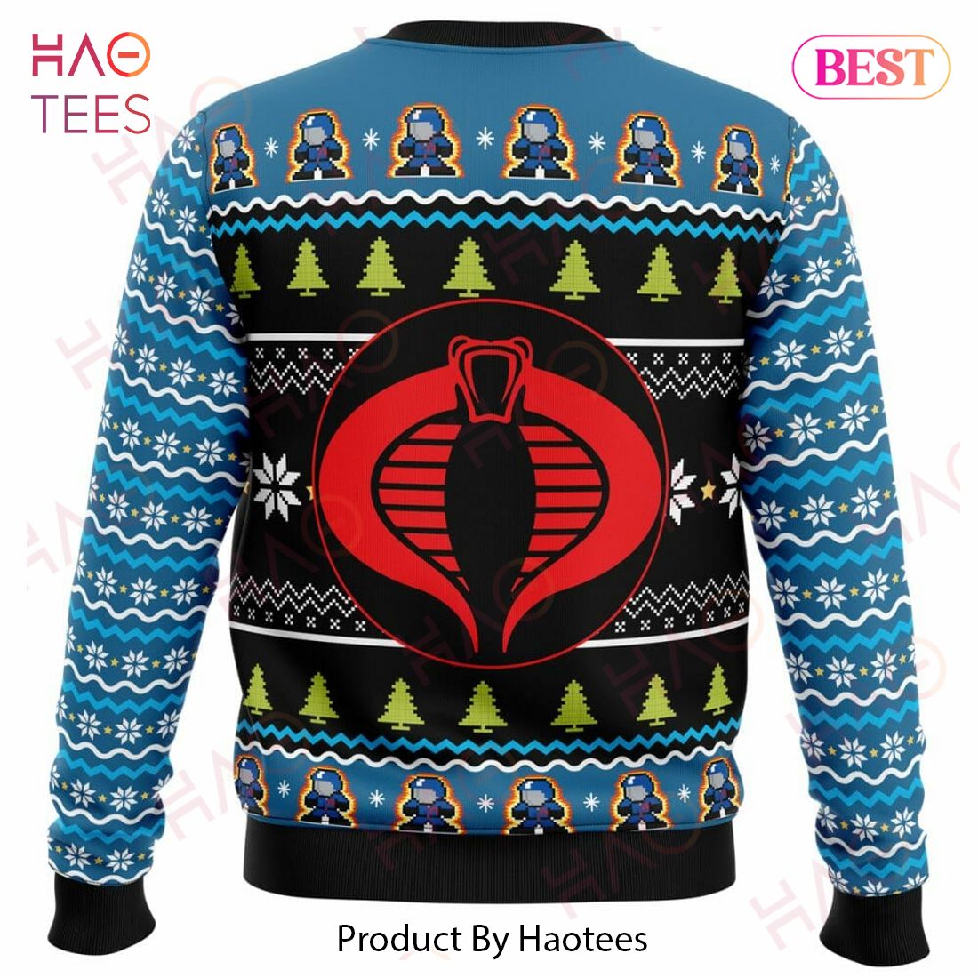 Cobra Commander Christmas Ugly Christmas Sweater Cobra Commander Christmas Ugly Christmas Sweater
