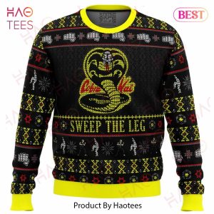 Cobra Kai Sweep The Leg Karate Kid Ugly Christmas Sweater