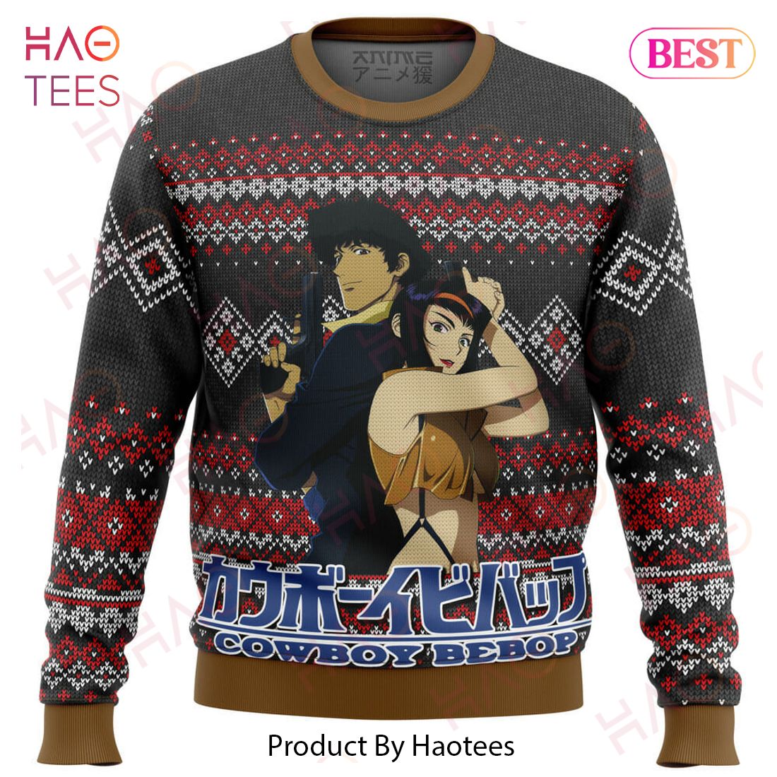 Cowboy Bebop Alt Ugly Christmas Sweater Cowboy Bebop Alt Ugly Christmas Sweater