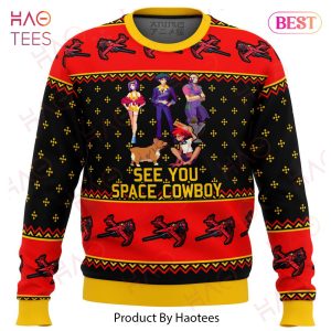 Cowboy Bebop See You Space Cowboy Ugly Christmas Sweater
