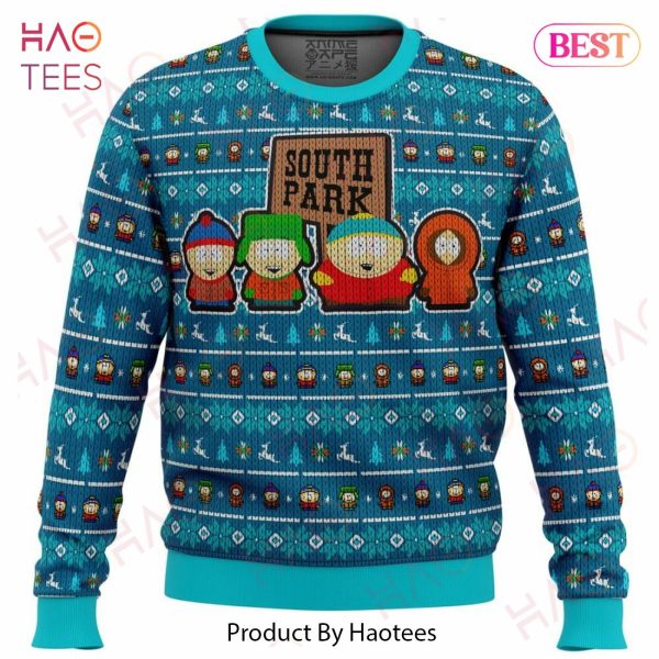 Crazy Main Characters South Park Ugly Christmas Sweater