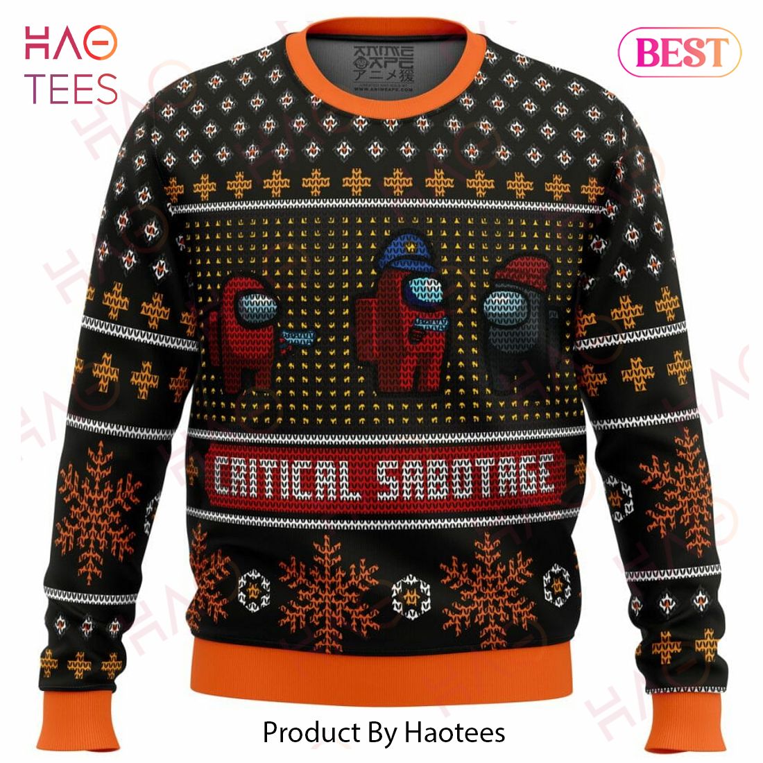 Critical Sabotage Among Us Ugly Christmas Sweater Critical Sabotage Among Us Ugly Christmas Sweater