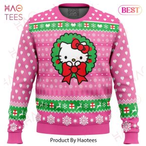 Cute Christmas Hello Kitty Ugly Christmas Sweater