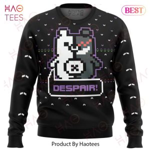 Danganronpa Monokuma Despair Ugly Christmas Sweater