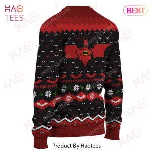 DC Ugly Sweater DC Super Hero Red Christmas Sweater Cool High Quality Batman Christmas Sweater 2022